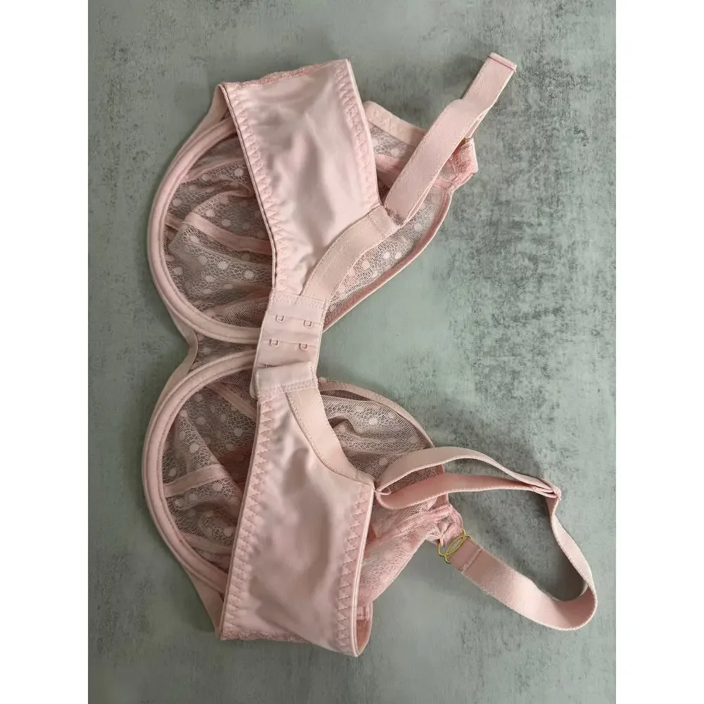 Freya Starlight Underwired Side Support Bra Rosewater 34F Lace - Picture 3 of 5